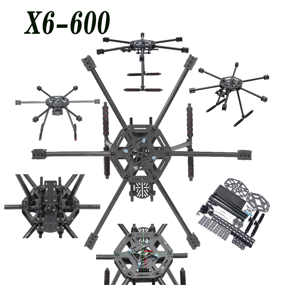 Heavy Lift Drone Frame - X6-X600 600mm FPV Hexacopter çerçeve ile