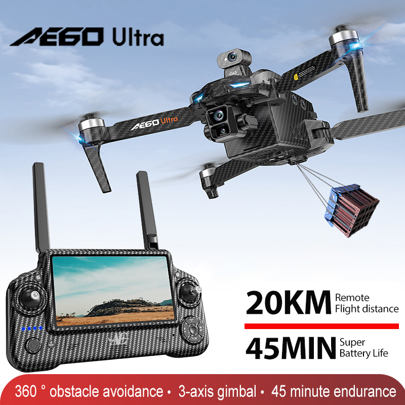 Drone Rc Folding - AE60 GPS Drone Profesyonel 8K Kamera