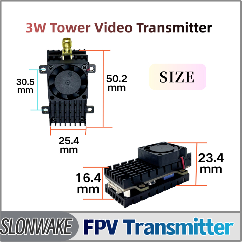 Receiver Rc Drone - SLONWAKE 5.8G 3000mW Simülasyon VTX FPV