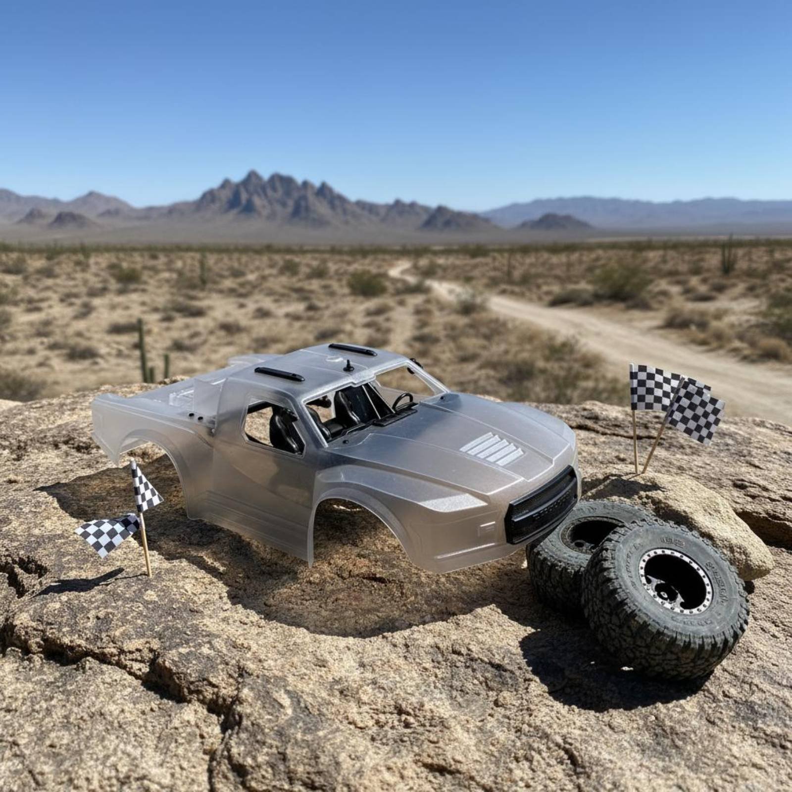 Rc Car Body Shell - 1:10 RC Kamyon Gövde Kabuğu Kolay