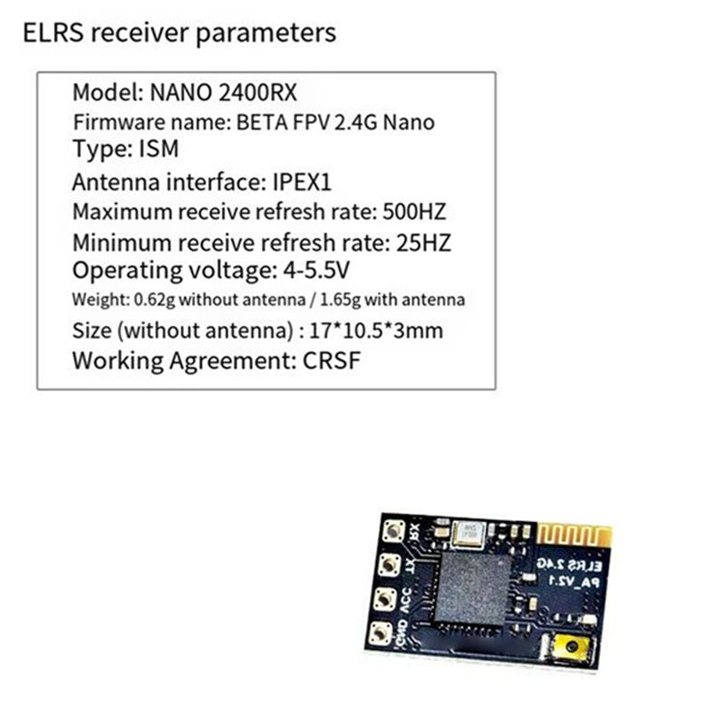 Receiver Rc Drone - CYGJ-10PCS ELRS 2.4Ghz Alıcı NANO Expresslrs