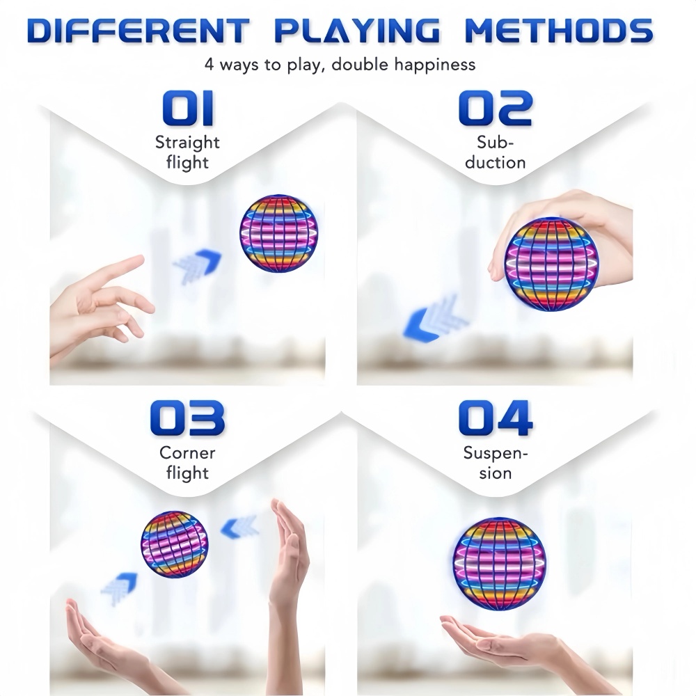 Uçan Küre Bumerang Topu LED Iş - Drone Ball Rc incelemesi ve fiyatı