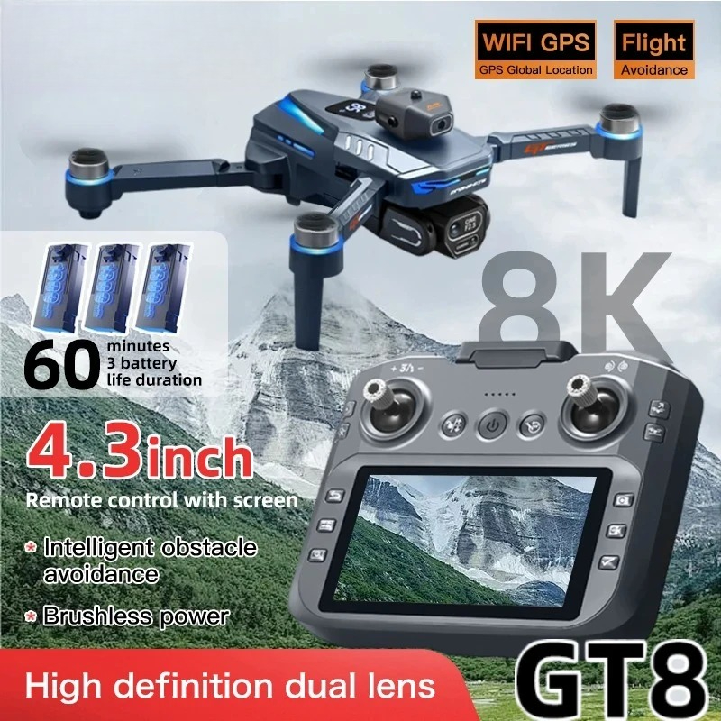 Orijinal GT8 Drone 8K Profesyo - Drone Rc Folding incelemesi ve fiyatı