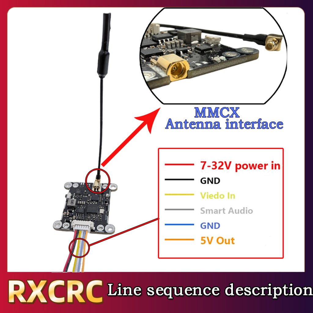 RXCRC 5.8G Modülü 48CH 1.6W VT - Receiver Rc Drone incelemesi ve fiyatı