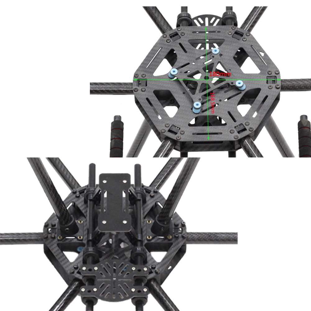 X6-X600 600mm FPV Hexacopter ç - Heavy Lift Drone Frame incelemesi ve fiyatı