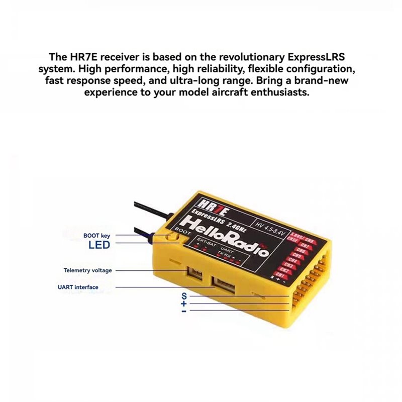 ABUM-HR7E ELRS PWM Alıcısı 2.4 - Receiver Rc Drone incelemesi ve fiyatı
