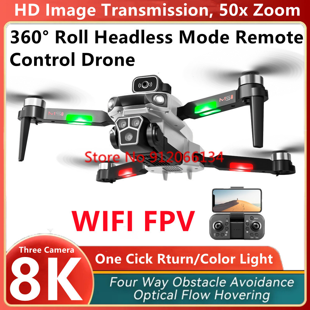 8K Üç Kamera WIFI FPV RC Drone - Drone Rc Folding incelemesi ve fiyatı