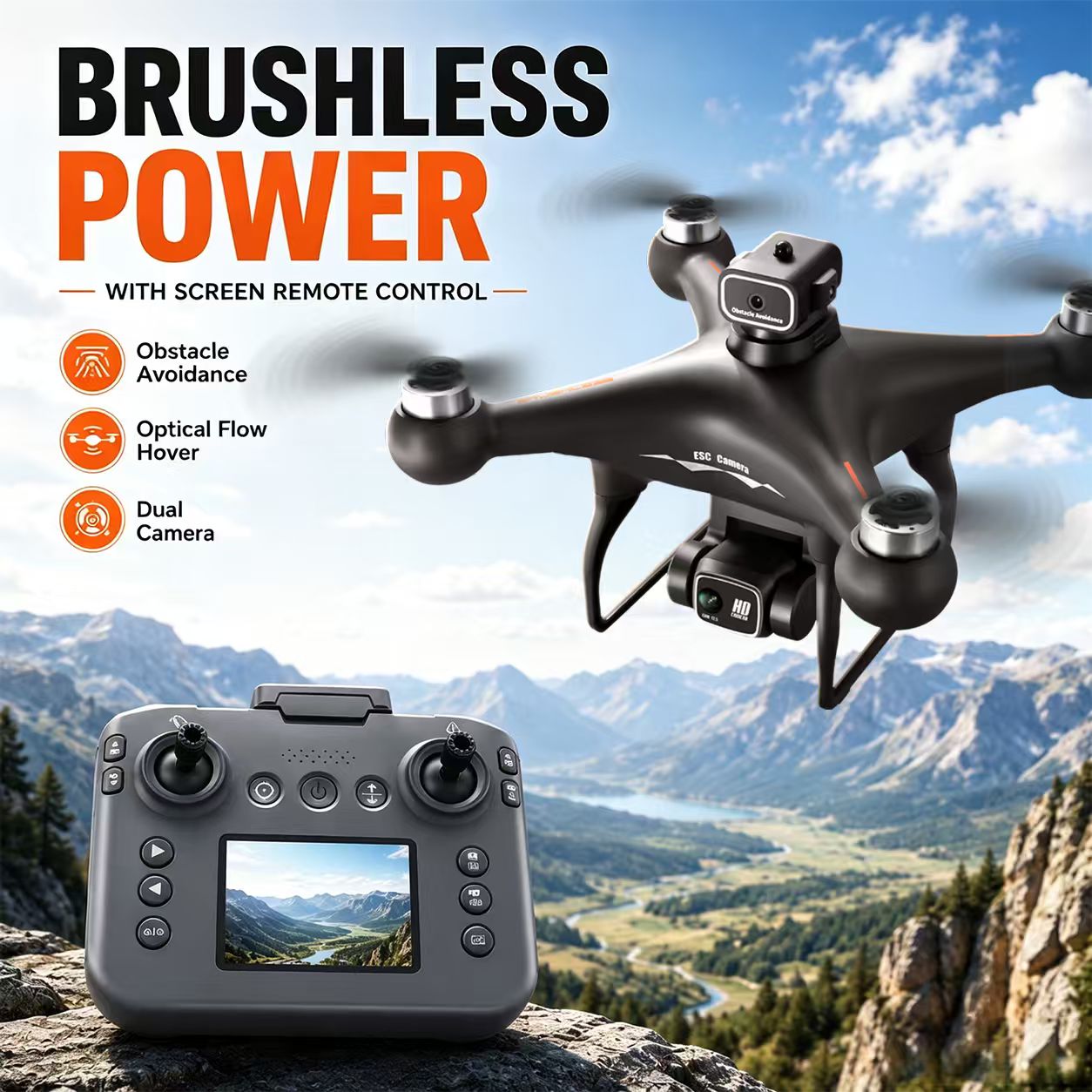 ZNLYRION RC Drone S116 Fırçası - Drone Rc S116 incelemesi ve fiyatı